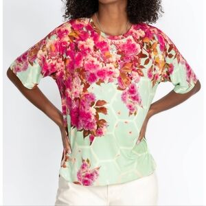 Johnny Was Hunny Oversized Bamboo Tee Small NWOT